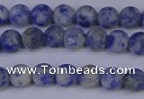 CSO531 15.5 inches 6mm round matte African sodalite beads wholesale