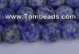 CSO533 15.5 inches 10mm round matte African sodalite beads wholesale