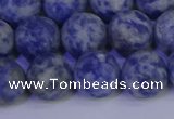 CSO534 15.5 inches 12mm round matte African sodalite beads wholesale