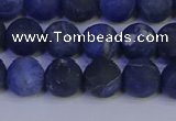 CSO543 15.5 inches 10mm round matte sodalite beads wholesale