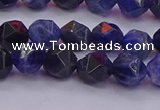 CSO552 15.5 inches 8mm faceted nuggets sodalite gemstone beads