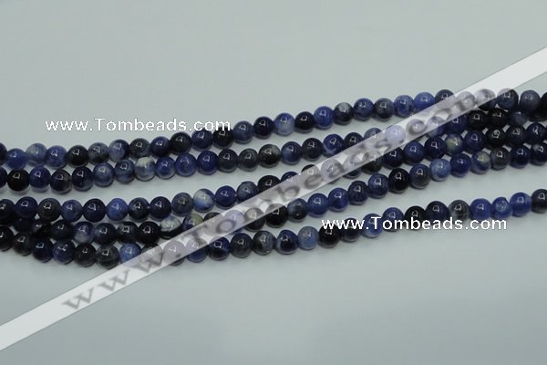 CSO60 15.5 inches 4mm round sodalite gemstone beads wholesale