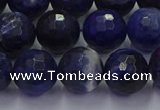 CSO604 15.5 inches 12mm faceted round sodalite gemstone beads