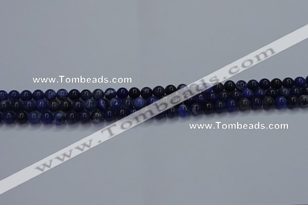 CSO610 15.5 inches 4mm round sodalite gemstone beads wholesale