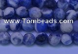 CSO621 15.5 inches 6mm faceted round AB grade sodalite beads