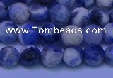 CSO622 15.5 inches 8mm faceted round AB grade sodalite beads