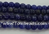 CSO631 15.5 inches 4mm round sodalite gemstone beads wholesale