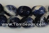 CSO64 15.5 inches 11*15mm nuggets sodalite gemstone beads wholesale