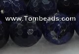 CSO648 15.5 inches 18mm faceted round sodalite gemstone beads