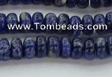 CSO651 15.5 inches 4*6mm rondelle sodalite gemstone beads