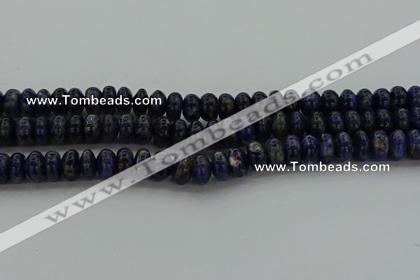 CSO654 15.5 inches 7*12mm rondelle sodalite gemstone beads