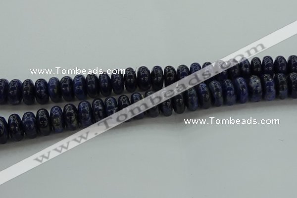 CSO655 15.5 inches 8*14mm rondelle sodalite gemstone beads