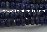 CSO661 15.5 inches 4*6mm faceted rondelle sodalite gemstone beads
