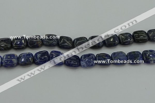 CSO689 15.5 inches 16*16mm square sodalite gemstone beads