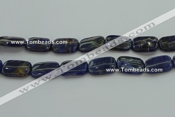 CSO700 15.5 inches 18*25mm rectangle sodalite gemstone beads