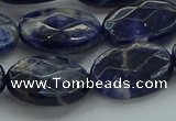 CSO719 15.5 inches 15*20mm faceted oval sodalite gemstone beads