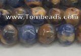 CSO831 15.5 inches 6mm round orange sodalite beads wholesale