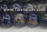 CSO832 15.5 inches 8mm round orange sodalite beads wholesale