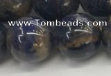 CSO836 15.5 inches 16mm round orange sodalite beads wholesale