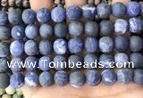 CSO843 15.5 inches 10mm round matte sodalite beads wholesale