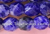 CSO850 15.5 inches 6*6mm faceted drum sodalite beads wholesale