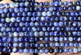 CSO931 15 inches 4mm round sodalite beads wholesale