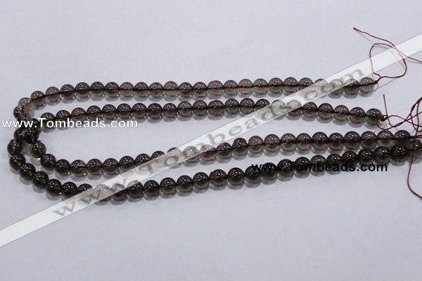 CSQ101 15.5 inches 8mm round grade AA natural smoky quartz beads