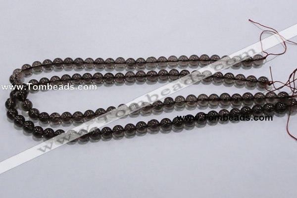 CSQ101 15.5 inches 8mm round grade AA natural smoky quartz beads