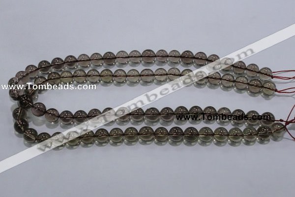 CSQ102 15.5 inches 10mm round grade AA natural smoky quartz beads