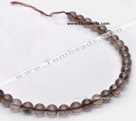 CSQ14 A grade 10mm round natural smoky quartz beads Wholesale