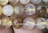 CSQ801 15.5 inches 6mm round scenic quartz beads wholesale