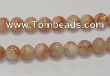 CSS15 15.5 inches 6mm round natural sunstone beads wholesale