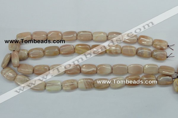 CSS211 15.5 inches 13*18mm rectangle natural sunstone beads