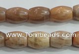 CSS251 15.5 inches 12*16mm drum natural sunstone beads