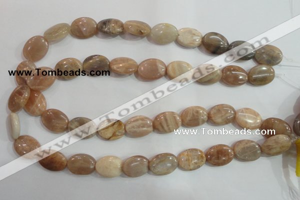 CSS261 15.5 inches 15*20mm oval natural sunstone beads