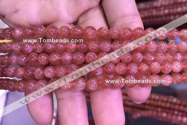 CSS308 15.5 inches 6mm round golden sunstone gemstone beads