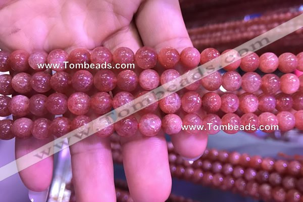 CSS309 15.5 inches 8mm round golden sunstone gemstone beads