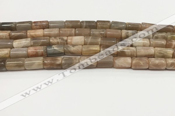 CSS400 15.5 inches 8*10mm - 8*13mm tube sunstone beads wholesale