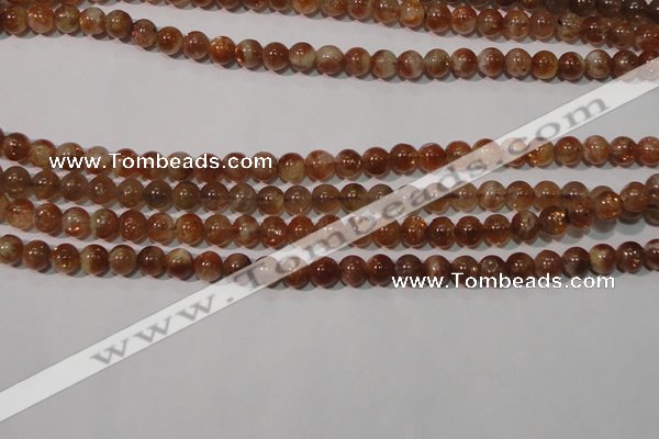 CSS551 15.5 inches 5mm round natural golden sunstone beads