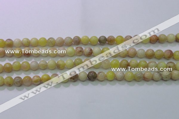 CSS602 15.5 inches 8mm round yellow sunstone gemstone beads