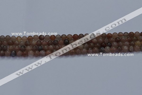 CSS631 15.5 inches 6mm round sunstone gemstone beads wholesale