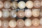 CSS690 15.5 inches 4mm round sunstone beads wholesale