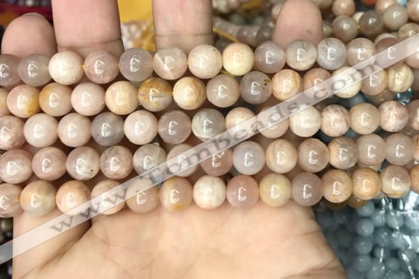 CSS692 15.5 inches 8mm round sunstone beads wholesale