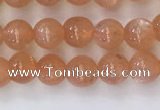 CSS703 15.5 inches 4mm round natural golden sunstone beads