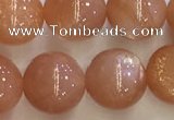 CSS711 15.5 inches 10mm round natural golden sunstone beads