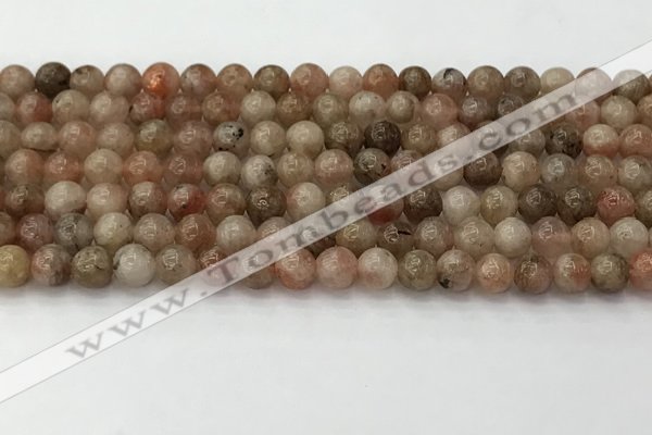 CSS721 15.5 inches 6mm round sunstone beads wholesale