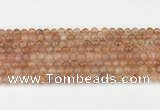 CSS750 15.5 inches 5mm round golden sunstone beads wholesale