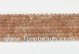 CSS750 15.5 inches 5mm round golden sunstone beads wholesale