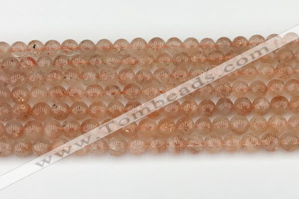 CSS751 15.5 inches 6mm round golden sunstone beads wholesale