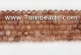 CSS752 15.5 inches 7mm round golden sunstone beads wholesale